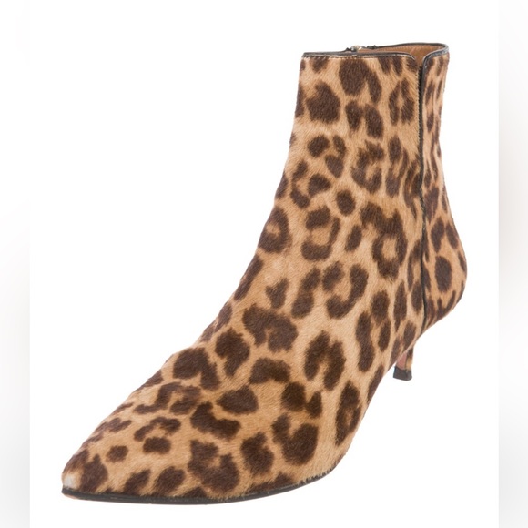 Aquazzura Quant Pointed Toe PonyHair Booties - Picture 5 of 5